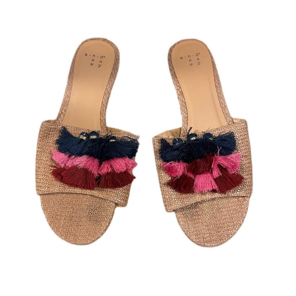 !! 3 for $20!! A New Day tassel sandals - Picture 1 of 2